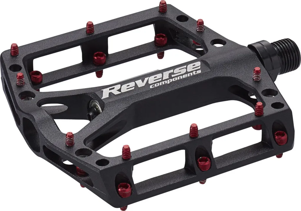 Pédales Plates VTT Reverse Black One en Aluminium CNC Ultra Légères