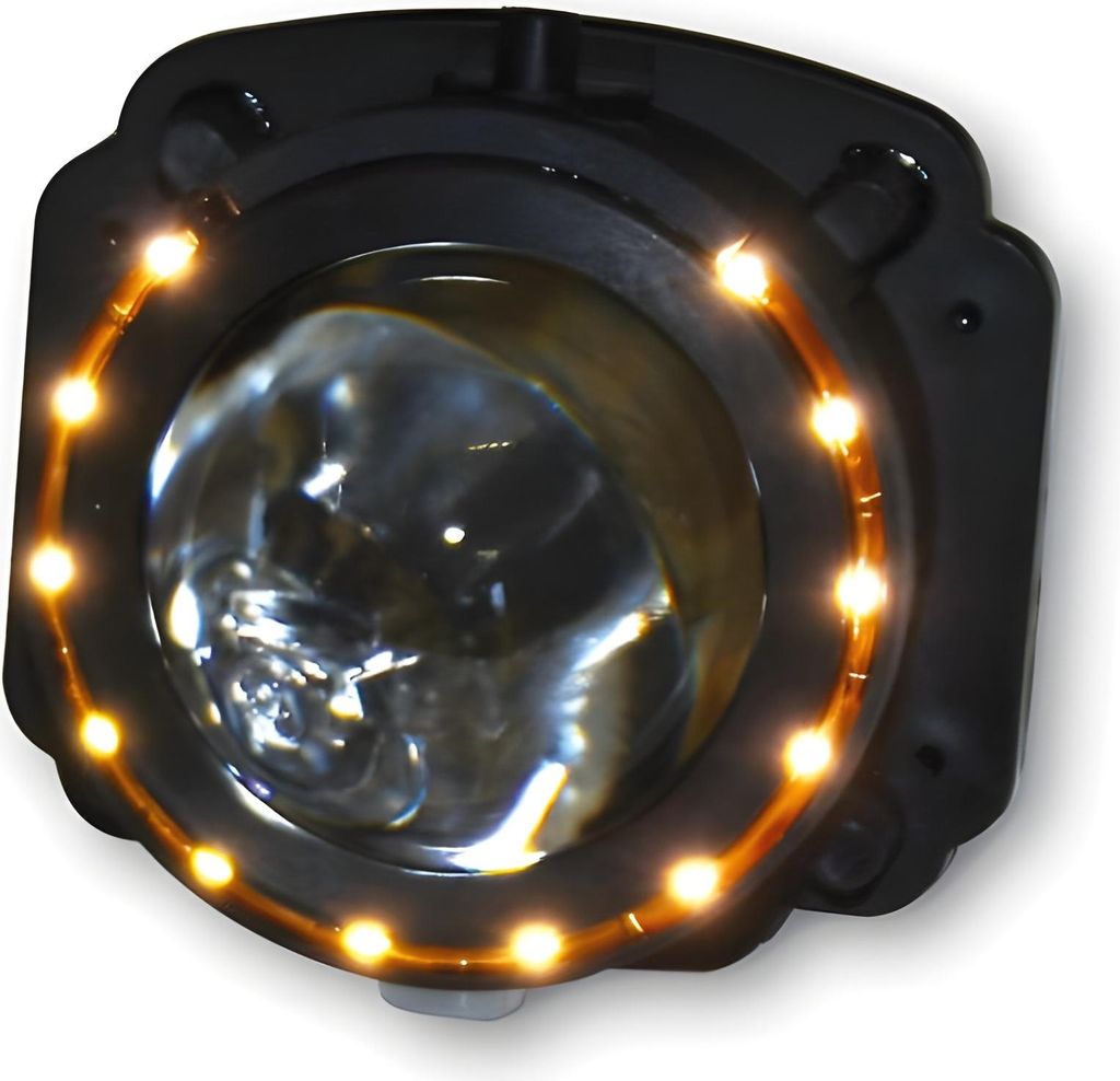 Elipsoidní světlomet SHIN YO, potkávací světlo. + LED Obrázek produktu 