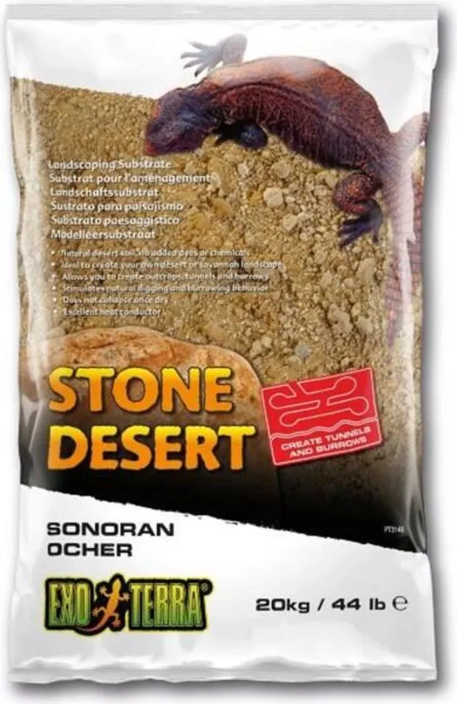 Exo Terra Sonoran Stone Desert Substrate Brown 20 kg pour terrariums