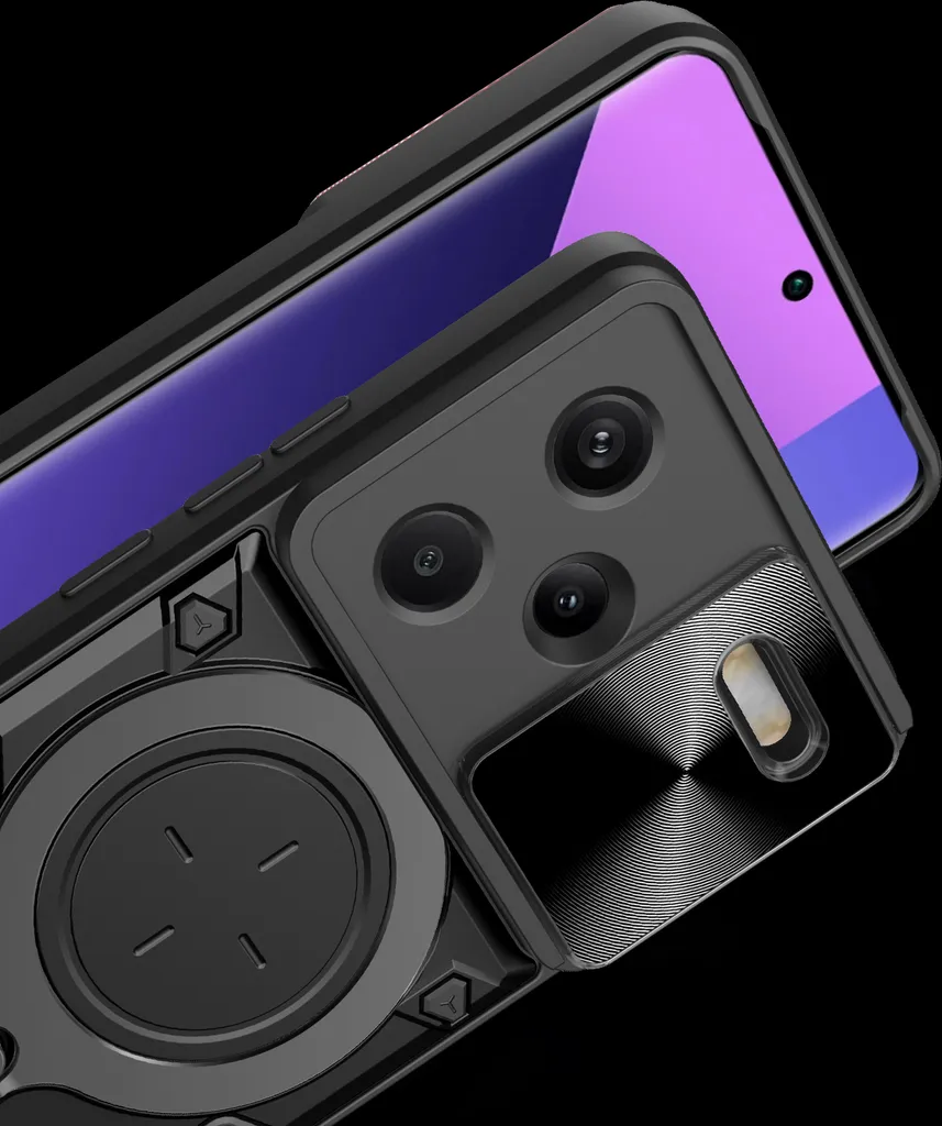 Custodia Rossa per Xiaomi Redmi Note 13 Pro+ 5G: Robusta e Funzionale - 7
