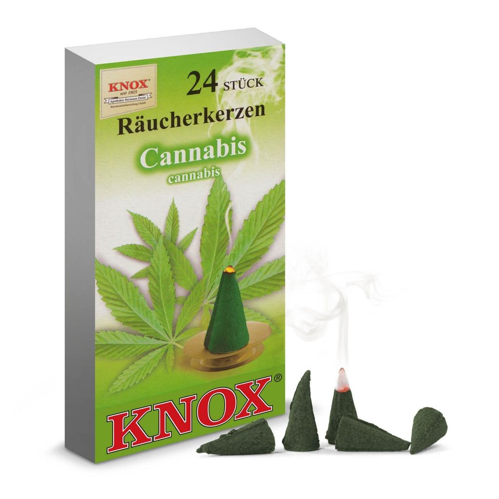 Knox Cannabis Räucherkerzen - 24 Stk. Größe M