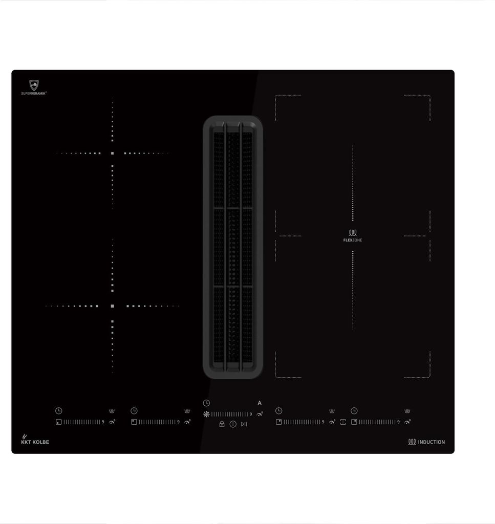 DownDraft Hotte intégrée plaque de cuisson à induction Image du produit 