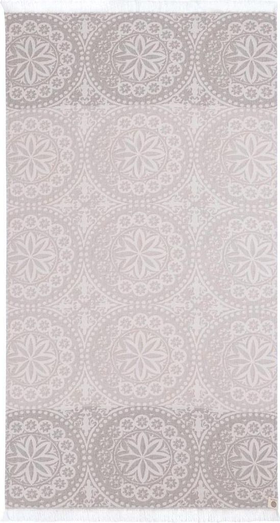440s Pareo Strand-Tuch Mandala Steingrau
