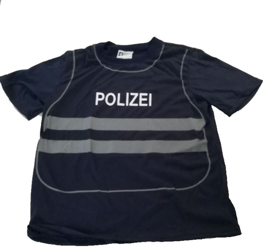 Spieleshirt Weste Polizei Kinder Uniform, Größe:86/92
