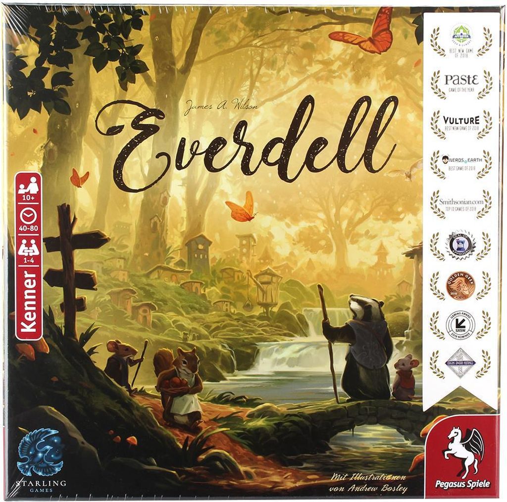 Pegasus Everdell, Stolová hra, Stratégie, 14 rok / roky, 40 Obrázok produktu 