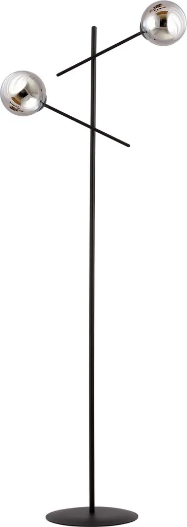 Lampadaire Emibig LINEAR LP2 1167/LP2 Noir/Graphite 2xE14 40W Moderne