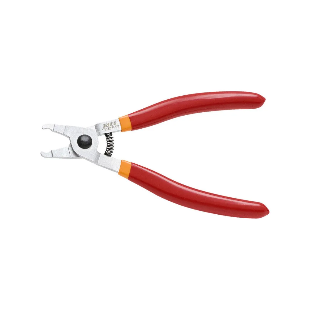 Pince à maillon de chaîne vélo Unior 1720/2DP-US rouge pour atelier pro