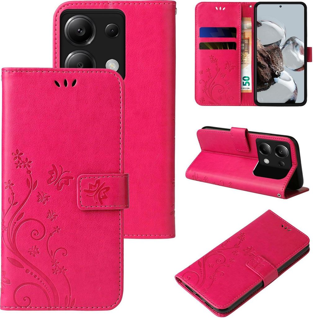 Handyhülle für Xiaomi Redmi Note 13 5G Floral Blumen Produktbild 
