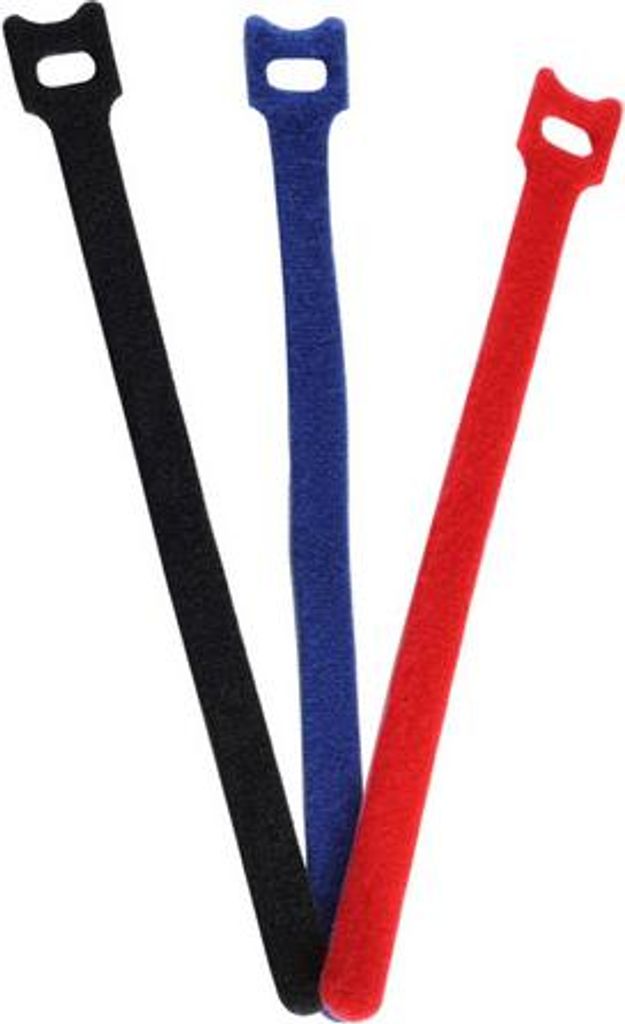 shiverpeaks BASIC-S Klett-Kabelbinder 200 x 11 mm farbig