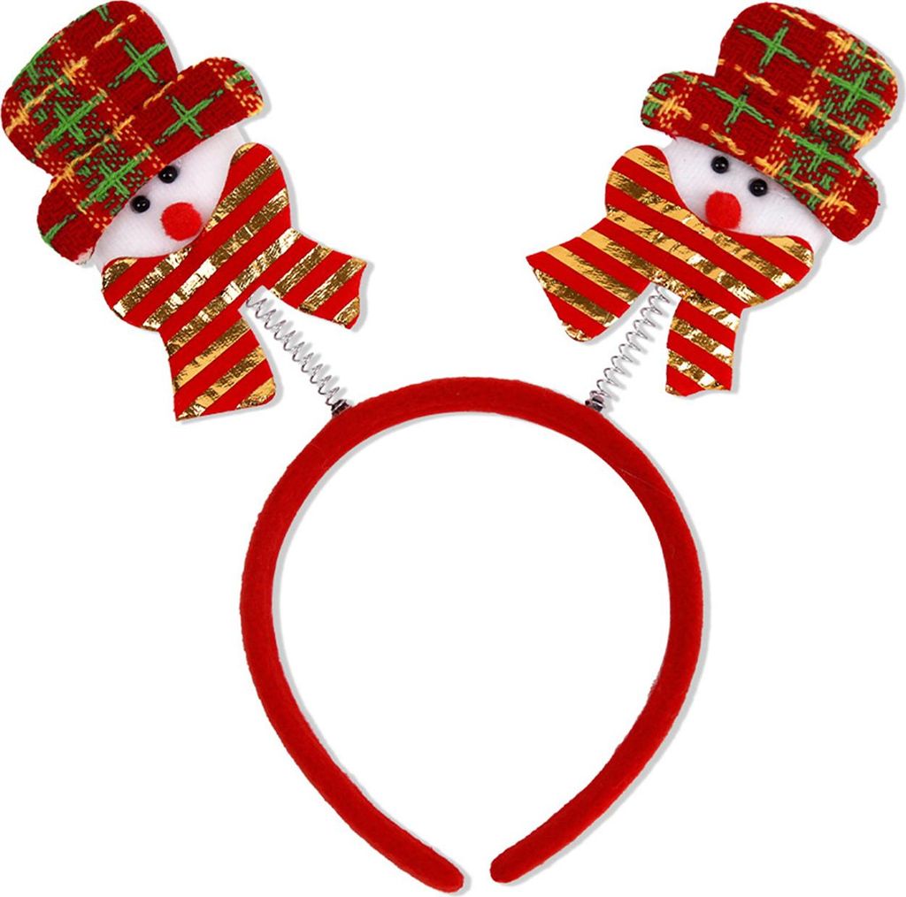 Weihnachts-Haarband für Erwachsene und Kinder, festliches Haar-Accessoire, Weihnachtsmann-Schneemann-Haarband für alle Altersgruppen, Weihnachtsp...