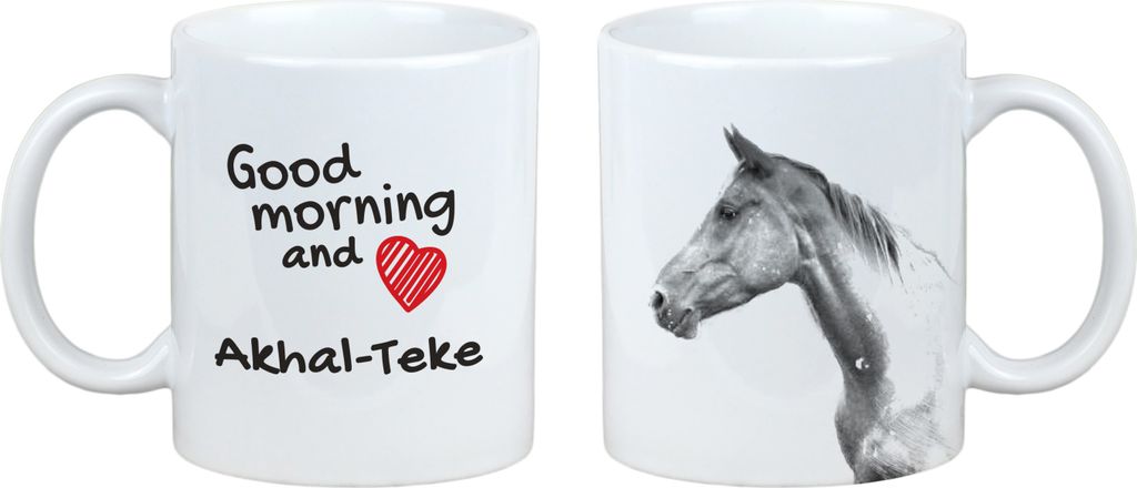 Akhal-Teke - Tasse mit Hund, personalisierte Tasse mit Druck, klassisches Geschenk für jeden von der Marke Art-Dog.