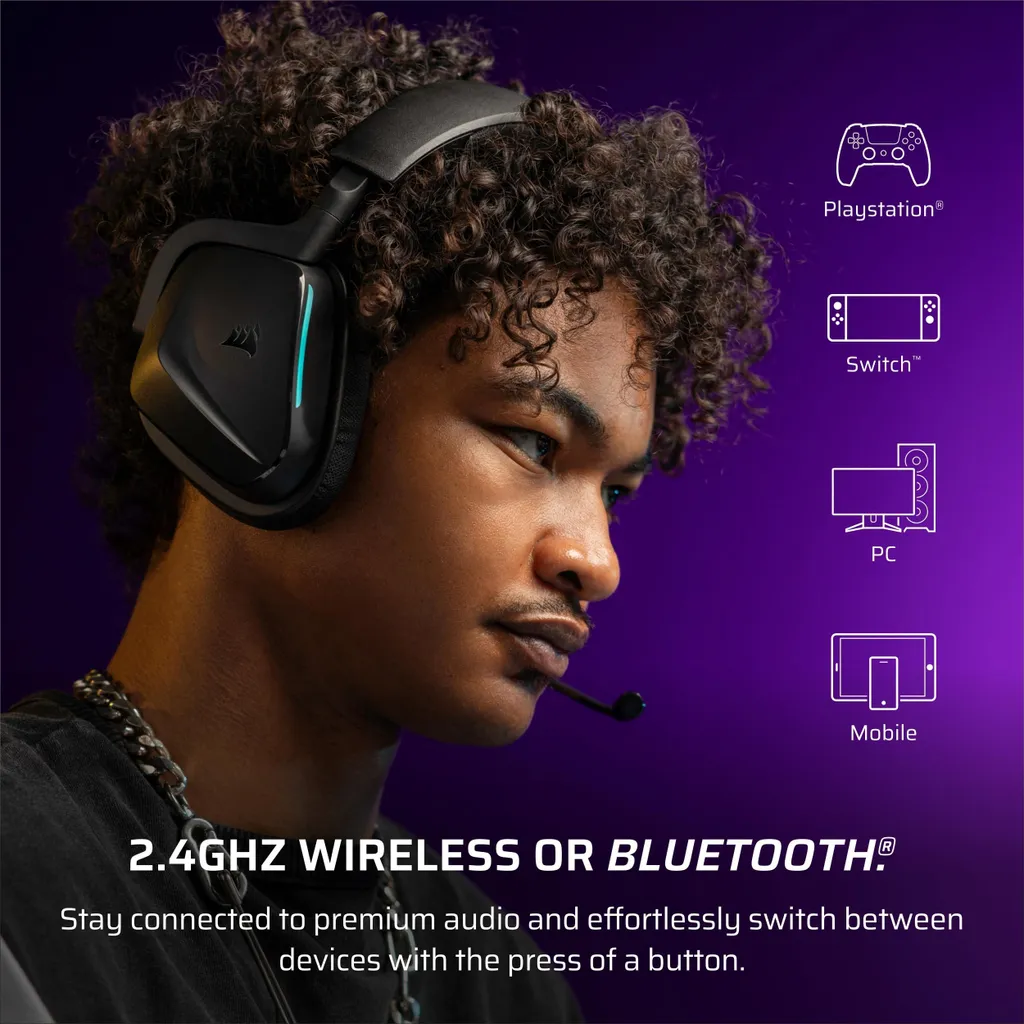 Casque Corsair VOID WIRELESS v2 Gaming pour PC et Console Noir - 7