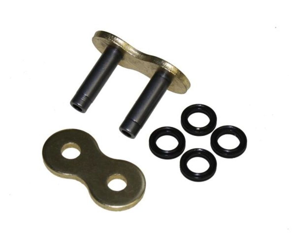 Hohlniet Kettenschloss für 525er Teilung X-Ring verstärkte Kette Gold Farben