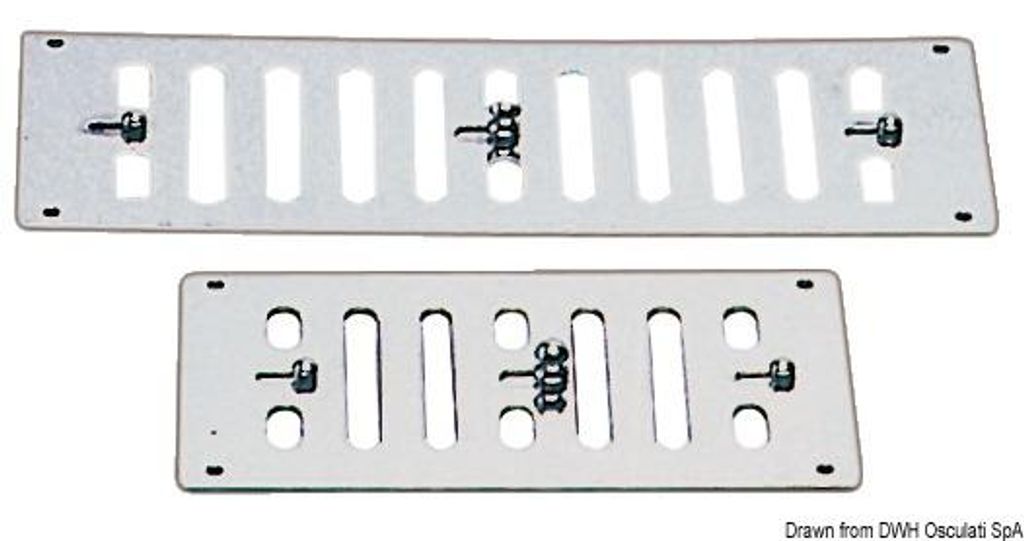 Air Lüfter poliert Edelstahl 152 x 76 mm Osculati 53.468.00