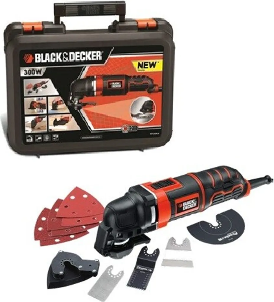 Acquista Black & Decker MT300KA-QS - Multiutensile 300W con Valigetta