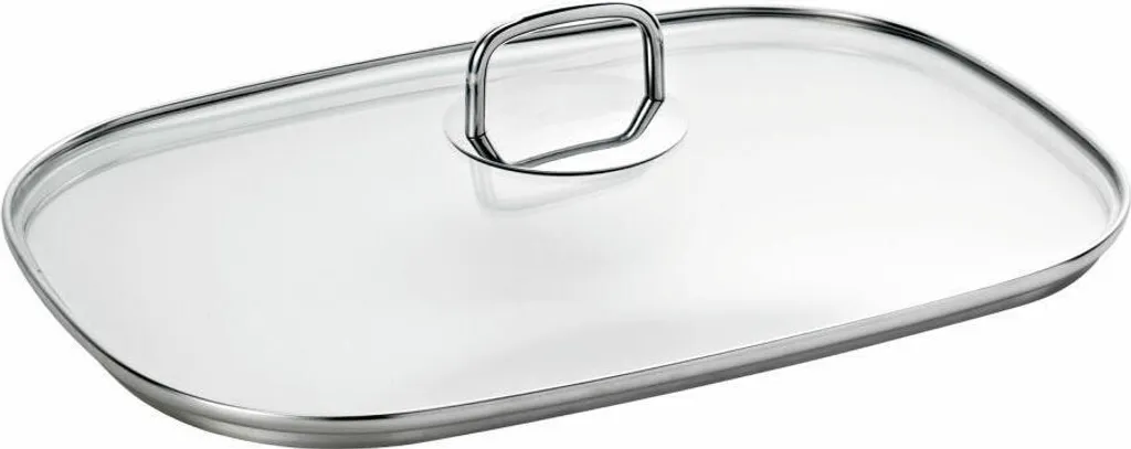 Couvercle en Verre Ovale pour Poêle à Poisson et Cocotte 36 x 25 cm Robuste