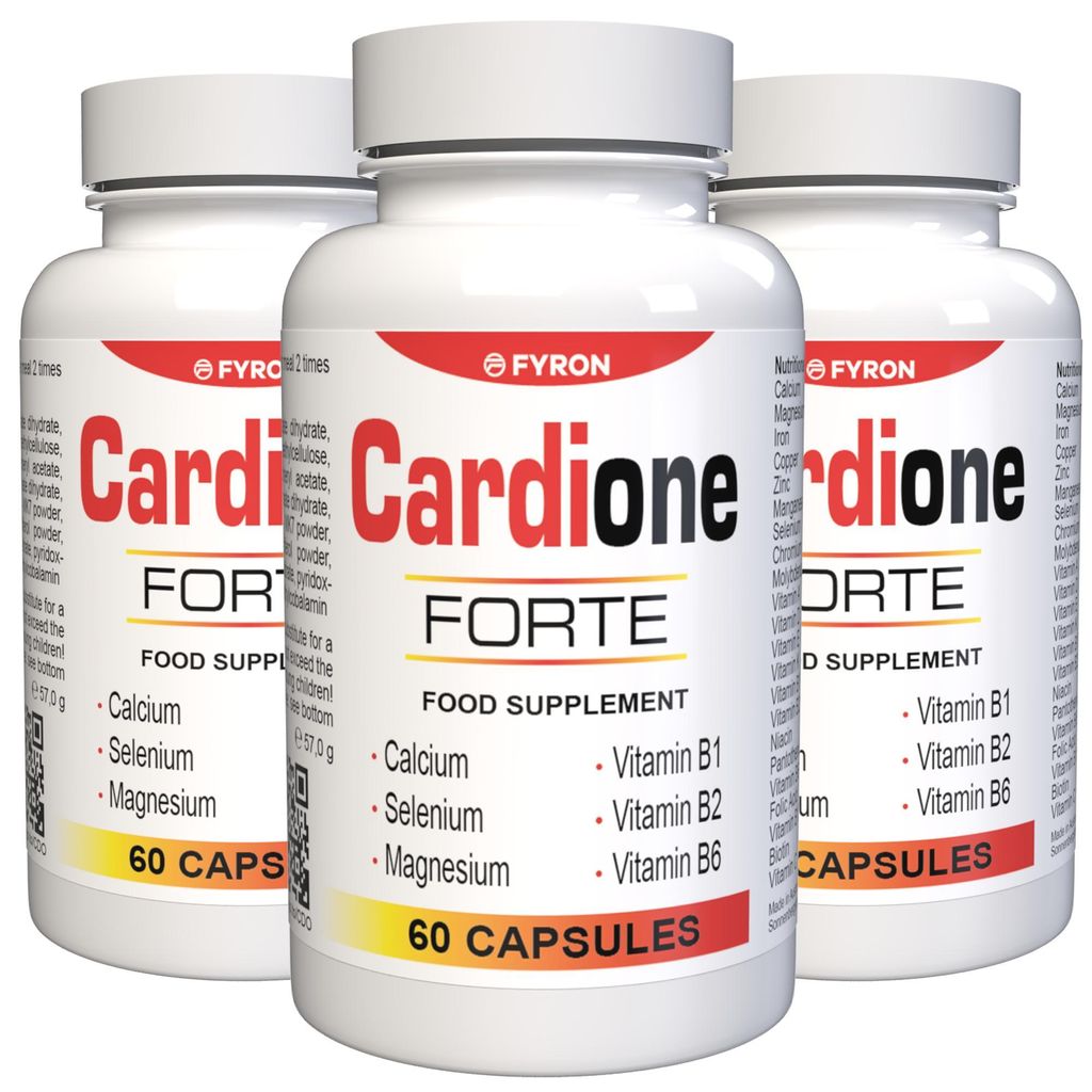 Cardione Forte - 180 Kapseln (3x 60 Kapseln), 3er Pack