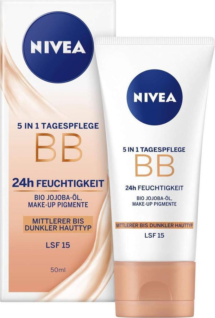 Nivea BB krém, balzám proti vráskám 5 v 1, 1 balení (1 x 50 Obrázek produktu 