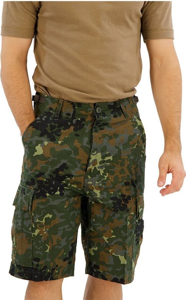 Brandit BDU Ripstop shorts. Kleuren: Army (legergroen). Productafbeelding 
