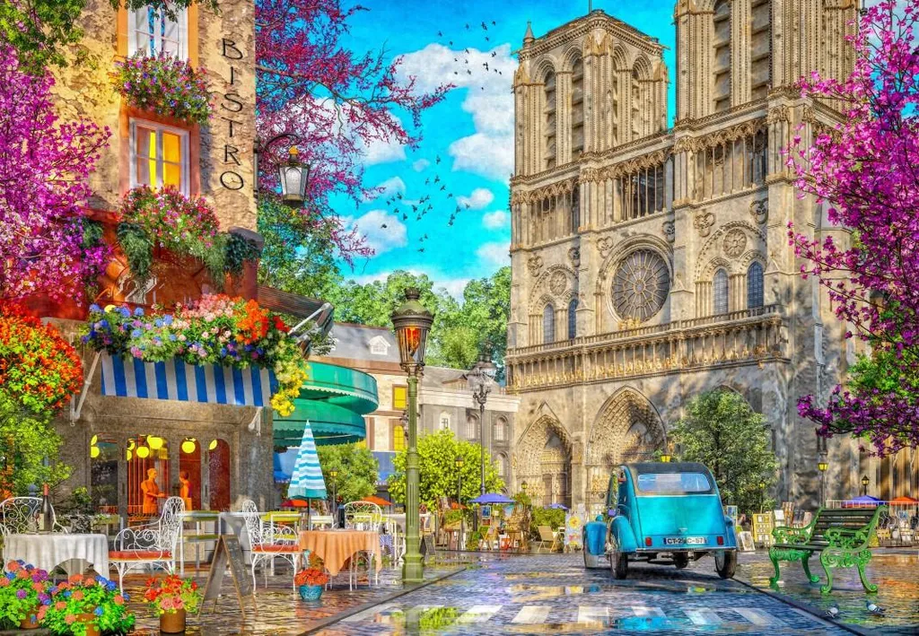 Bluebird Puzzle Notre Dame Afternoon 1000 pièces - Réf 70158 Qualité