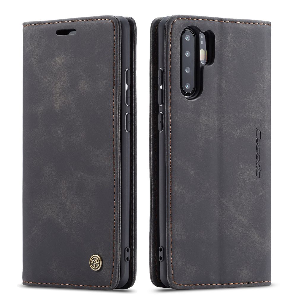Huawei P30 Pro Hülle, Retro Kunstledertasche, Kartenfächer, Produktbild 