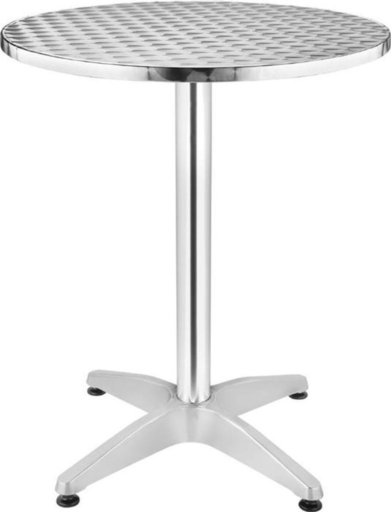 Bolero Runder Bistrotisch Edelstahl, 1 Bein 80Cm Produktbild 