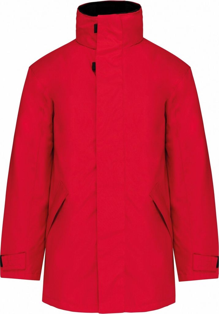 Kariban - Parka Gesteppt für Herren/Damen Uni PC6822 (L) (Rot/Schwarz)
