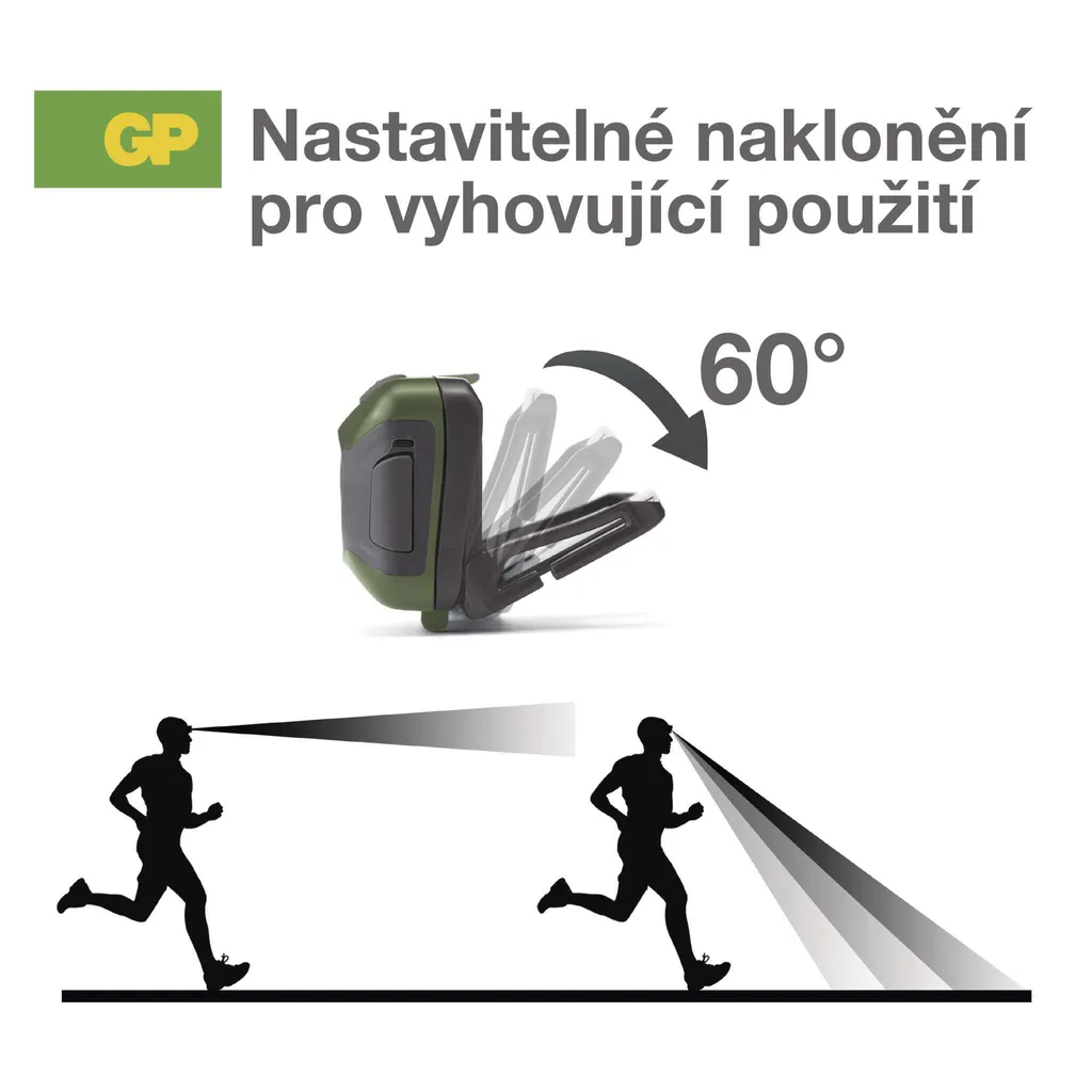 GP LED Découverte CHR41 Lampe Frontale Rechargeable 300 lm Compacte - 10