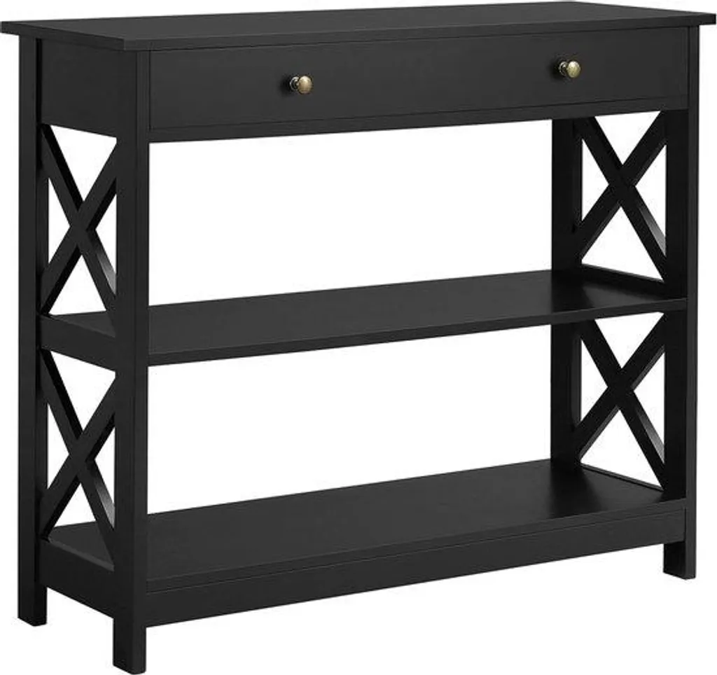 Meuble d'appoint pour entrée ou cuisine gain de place 100x30x80cm