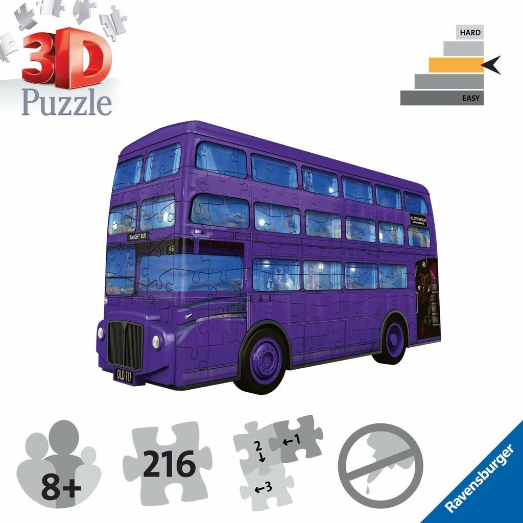 RAVENSBURGER 3D Puzzle "Harry Potter Knight Bus" Produktbild 28