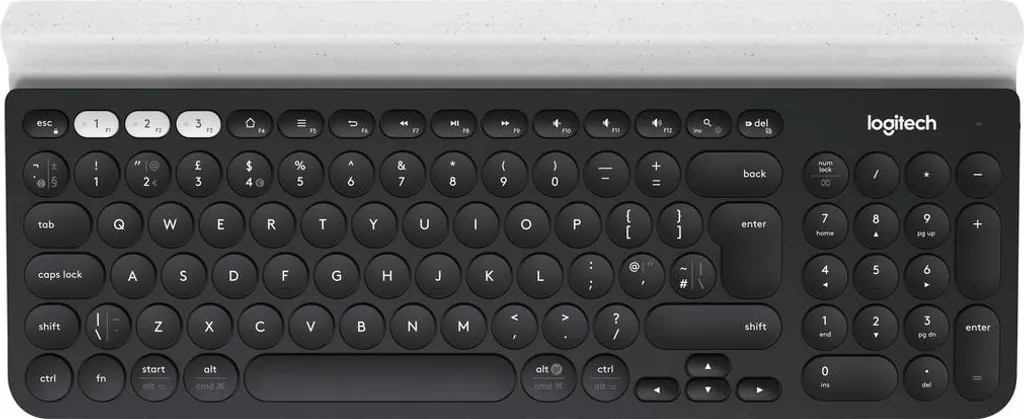 Logitech K780 Clavier multi-dispositifs avec support tablette et mobile