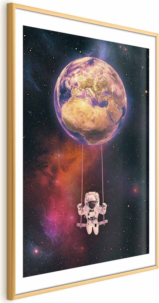 Posterpapier Poster - Cosmic Swing 60x90 cm Für Kinder n-C-0271-ao-a