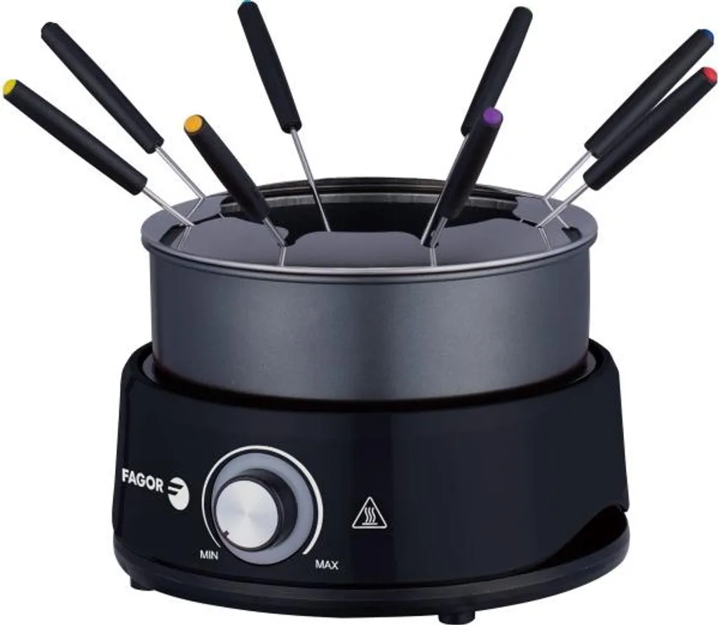 Fondue FAGOR FGFD8 800W - Thermostat Réglable et Capacité Familiale 1,6L