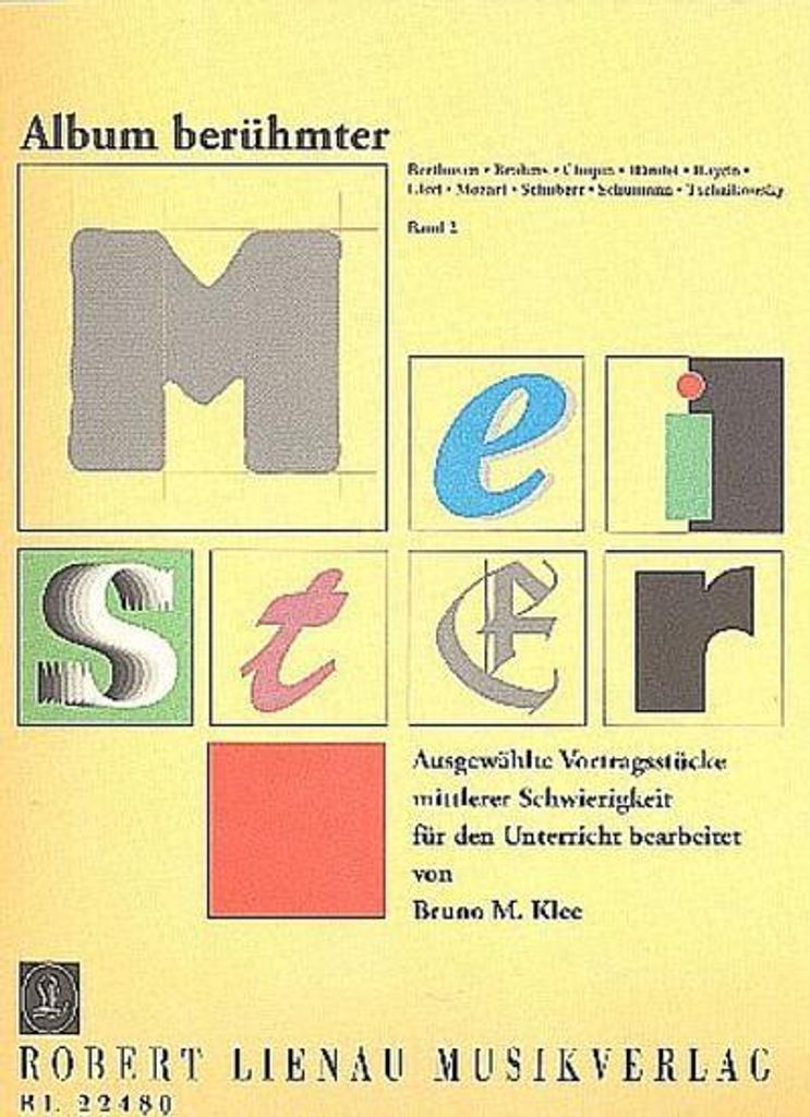 Album berühmter Meister für Klavier. Bd.2
