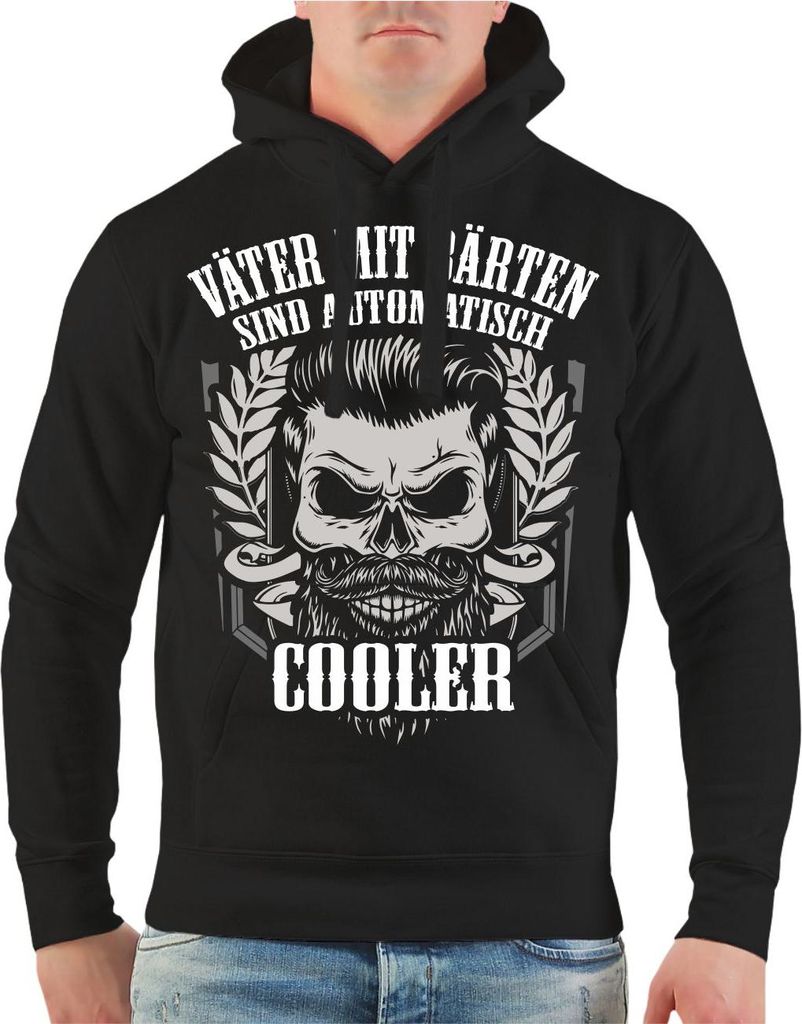 Herren Kapuzenpullover Väter mit Bärten sind automatisch viel COOLER