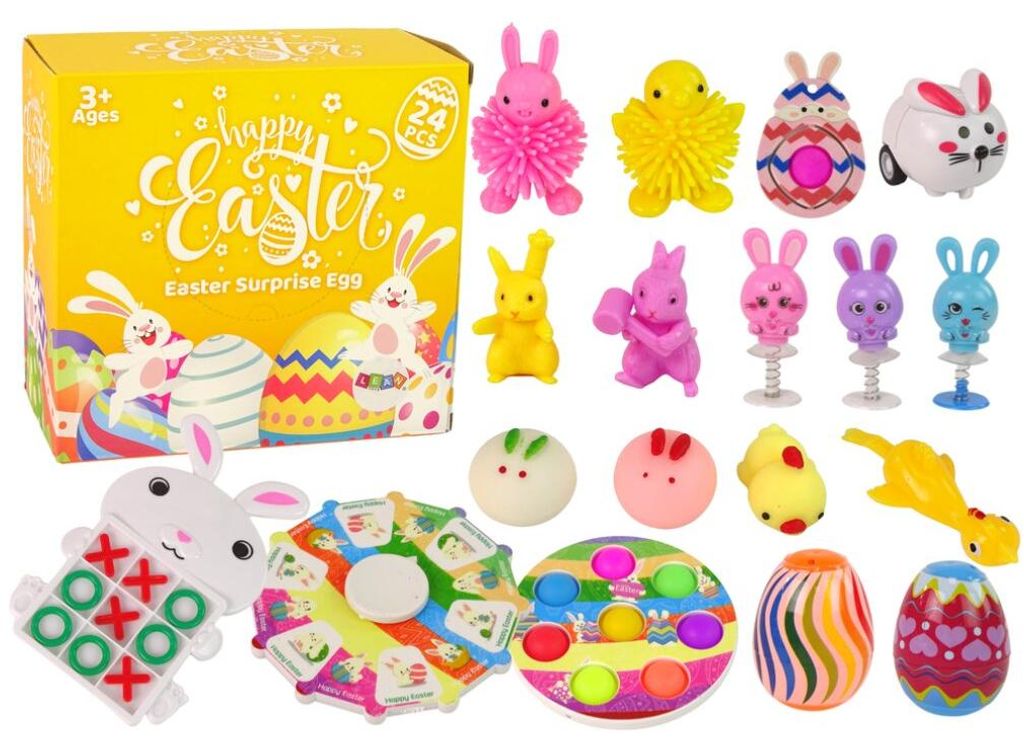 Leantoys Ostern Zappelspielzeug Anti-Stress-Set 18 Stück