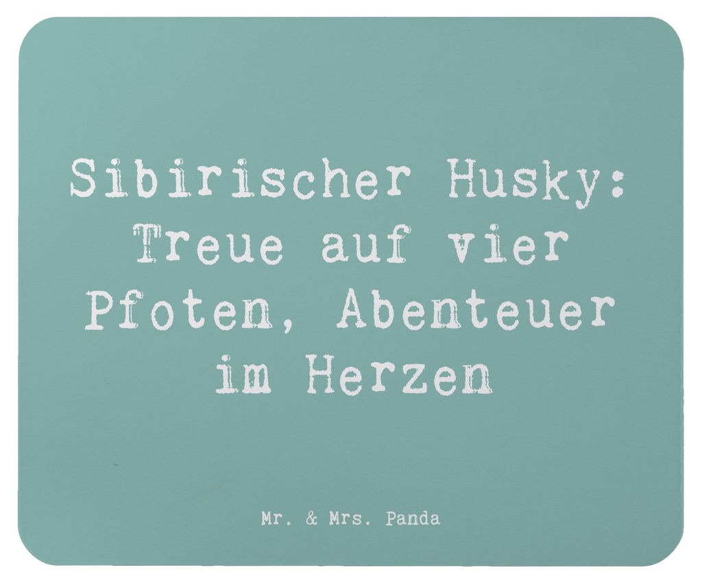 Mr. & Mrs. Panda Mousepad Spruch Sibirischer Husky - Produktbild 