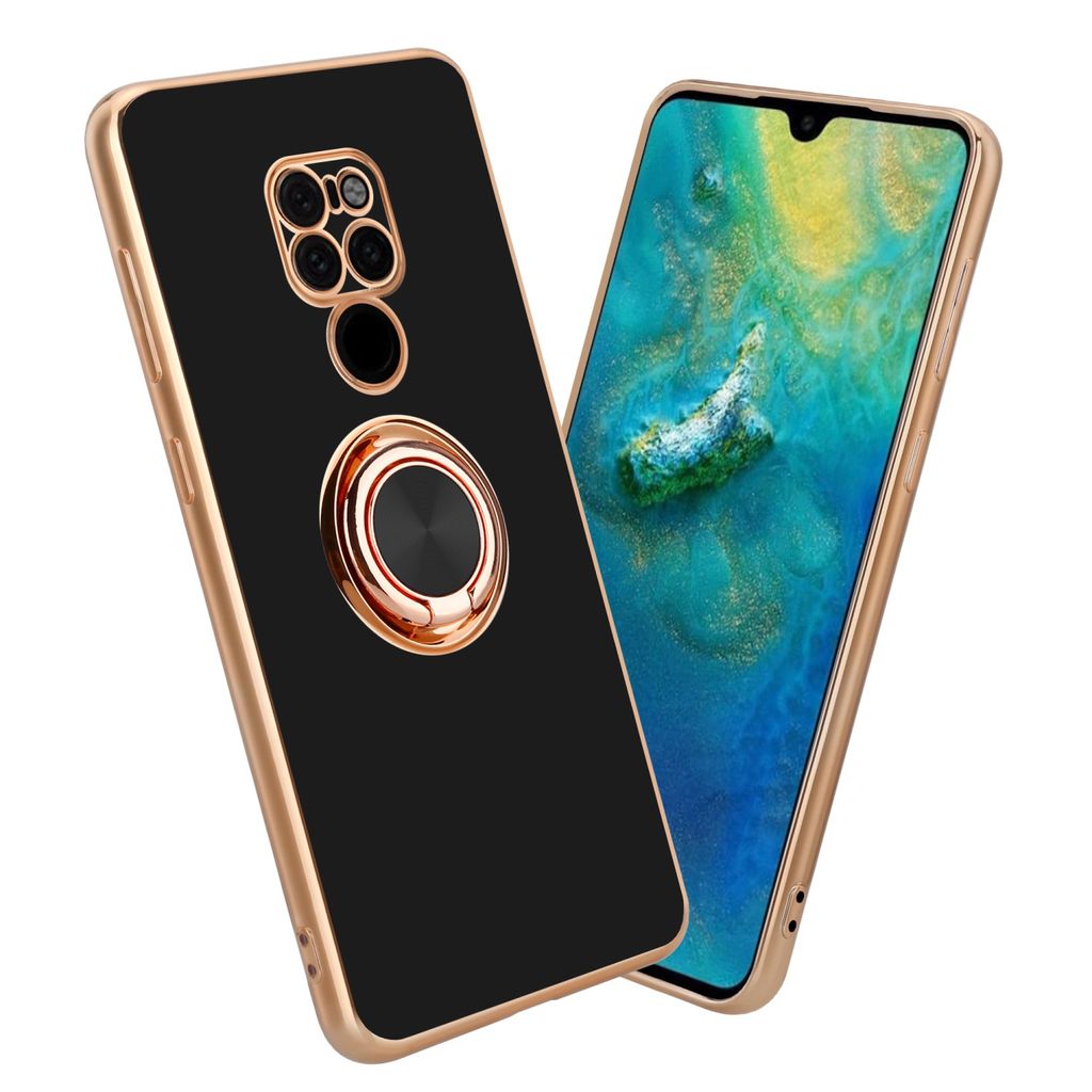 Cadorabo Custodia Libro compatibile con Huawei NOVA 5T / Honor 20 / 20s in CLASSY BLU SCURO - con Vani di Carte, Funzione Stand e Chiusura Magnetica