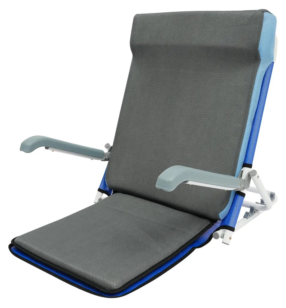 Dossier de lit pliable gris foncé - Soutien stable 6 positions réglables