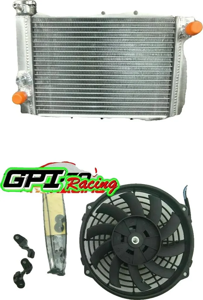 Radiateur Yamaha YFM400 YFM450 : Refroidissement Renforcé en Aluminium