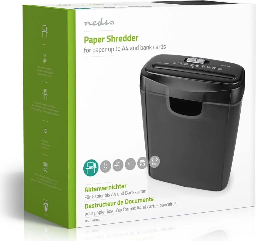 Éliminez vos factures avec ce destructeur de documents compact 10L - 17