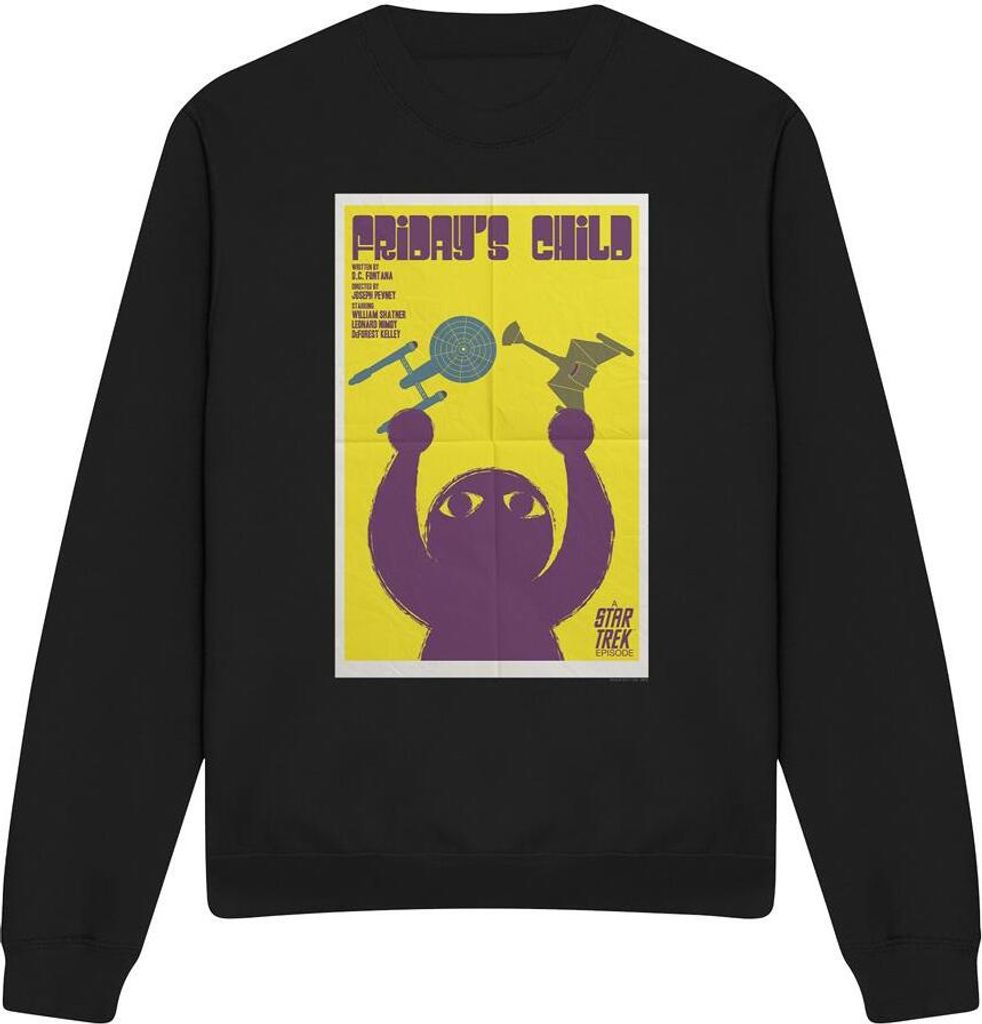 Star Trek - "The Original Series Episode 40" Sweatshirt für Herren/Damen Uni TV11588 (L) (Schwarz)