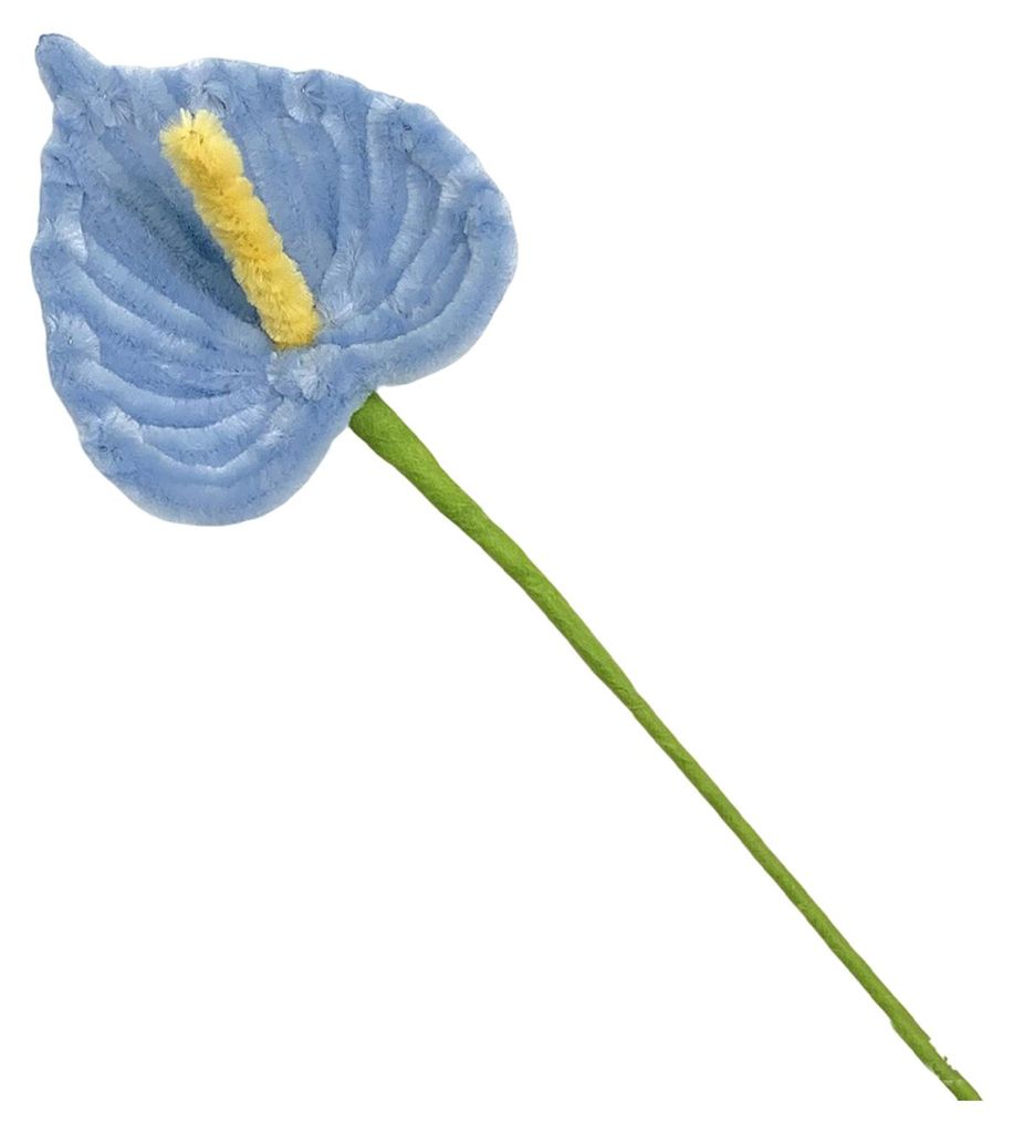 Fertige Pfeifenreiniger-Blumenbastelarbeit: Handgefertigte künstliche Calla-Lilie für Muttertag, Geburtstag, Hochzeit, Heimdekoration