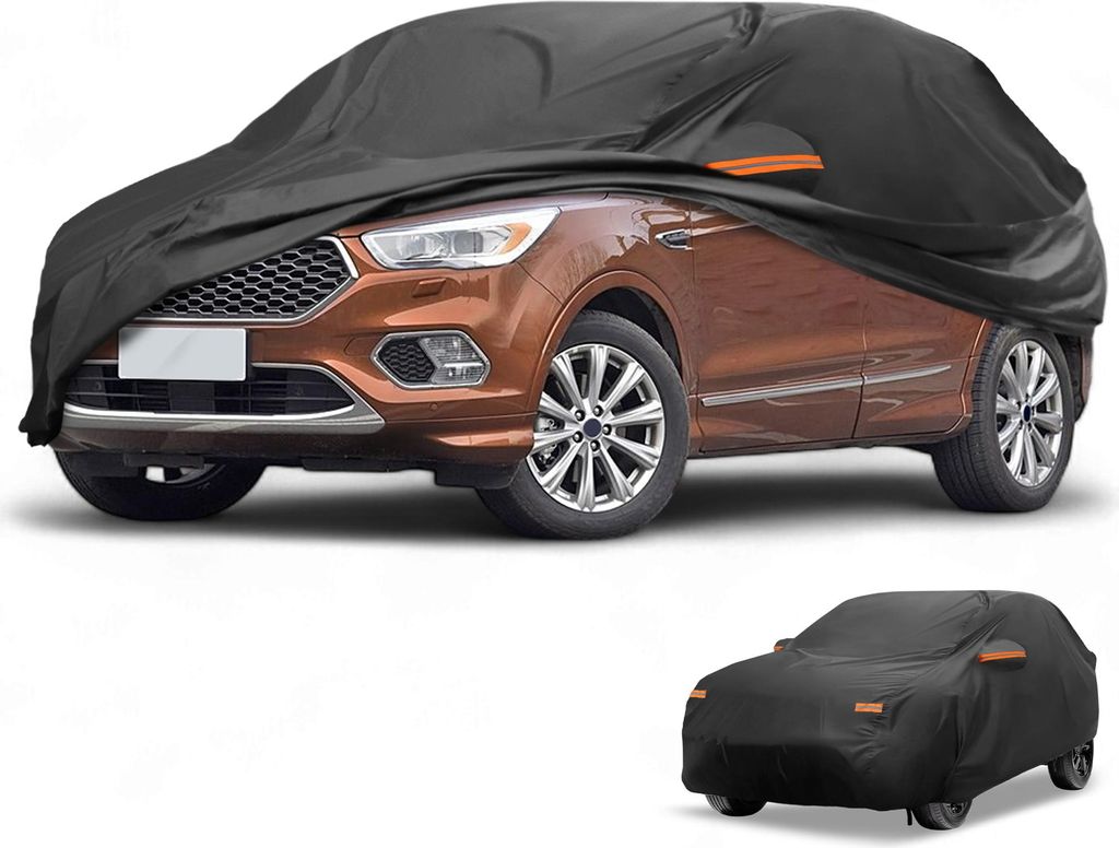 Autoabdeckung Wasserdicht Alle Wetter Automobil Au?en Anti-UV Sonne Regen Schutz Vollst?ndige Au?enabdeckung fš¹r Ford Kuga 2013-2025 190T-PU Sch...
