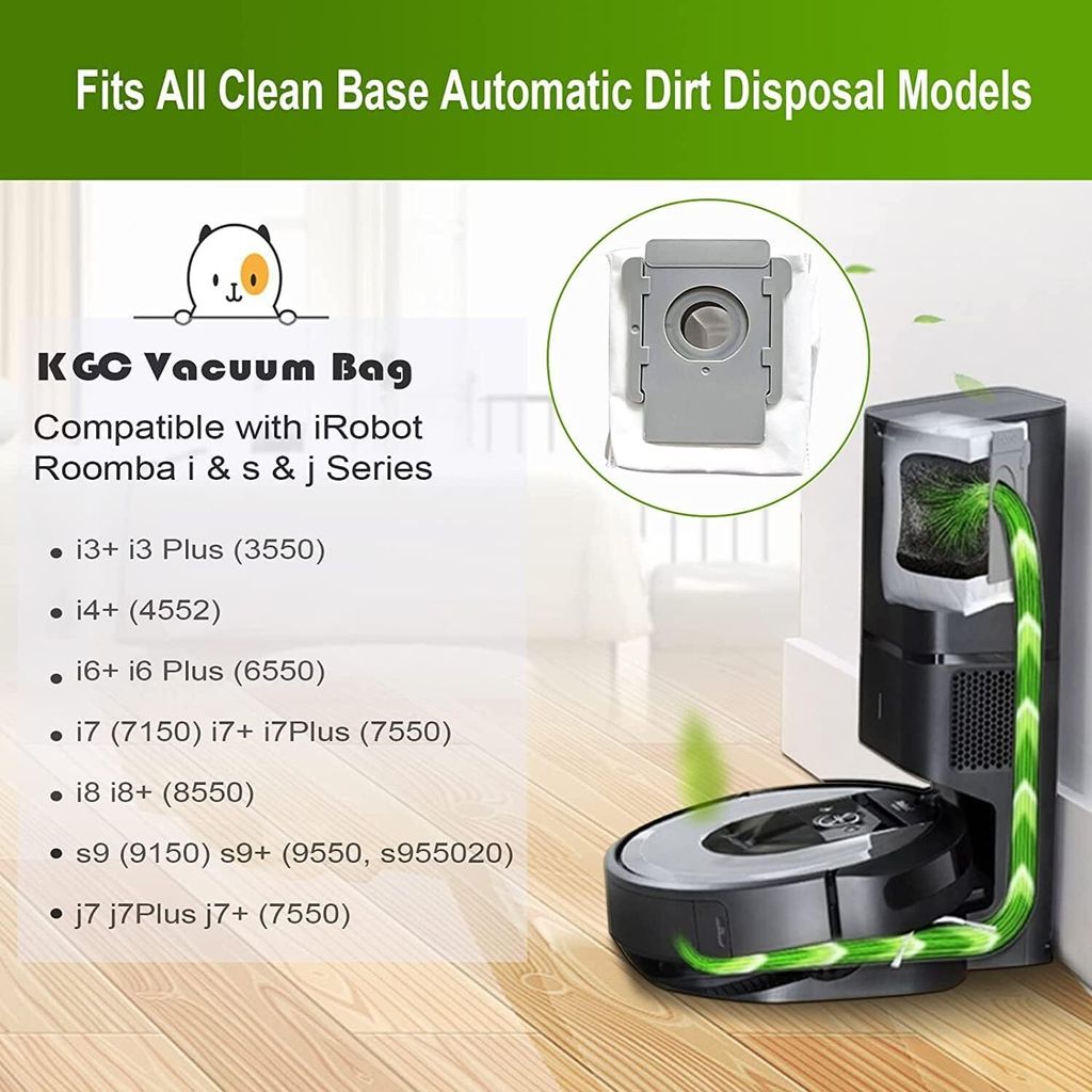 10 Stück Staubsaugerbeutel kompatibel mit iRobot Roomba i7 i7+ i8 i8+