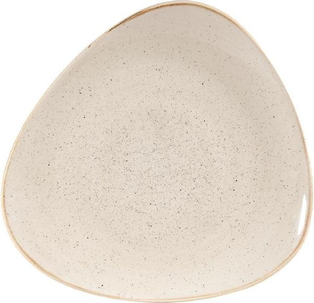 CHURCHILL Stonecast Nutmeg Cream Teller flach, triangle, ø: Produktbild 