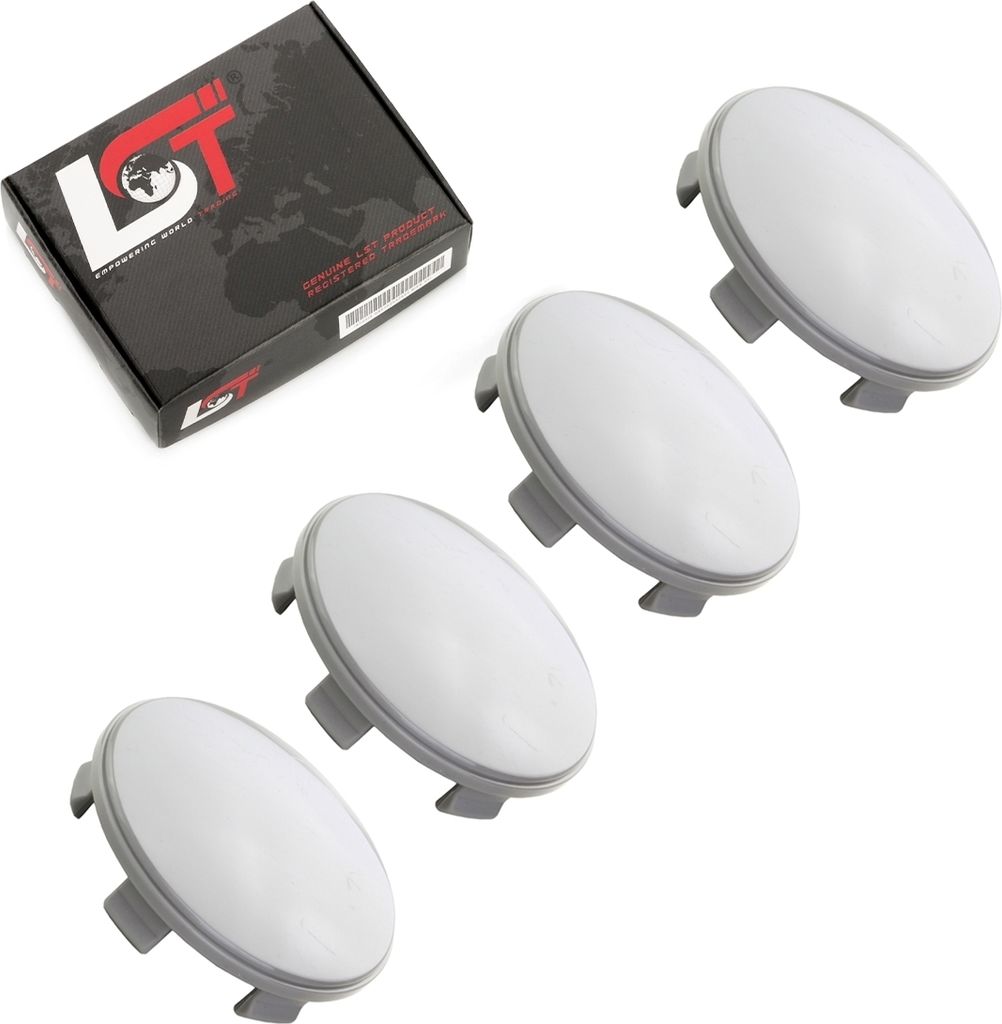 4x Radnabenkappe Felgendeckel Grau ø 60mm für ALFA ROMEO SUBARU TOYOTA FIAT
