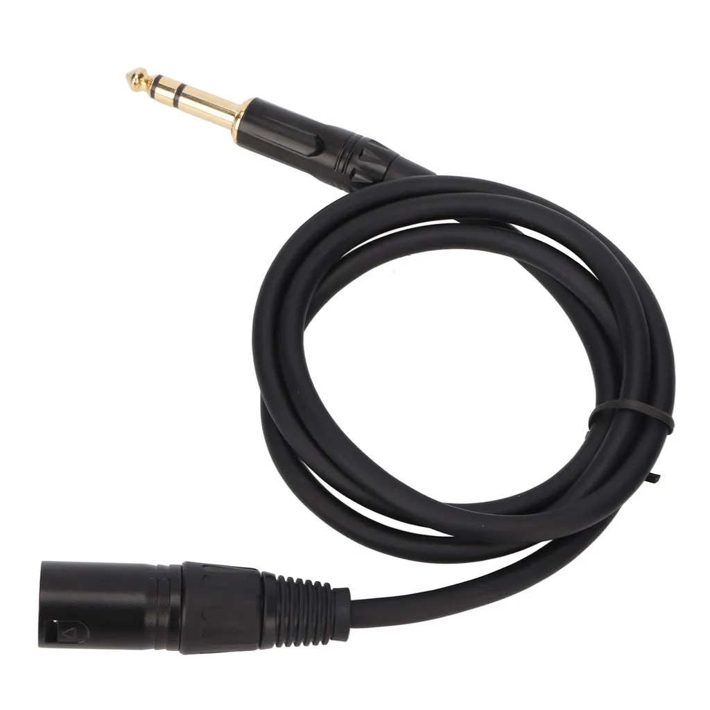 6.cavo da 35 mm a XLR, cavo da 6,35 mm maschio a XLR maschio, cavo da 1/4 di pollice maschio a XLR maschio, cavo da 1/4 di pollice a XLR bilanciato, cavo microfonico stereo da 6,35 mm a XLR, cavo audio da 6,35 mm a XLR - 3