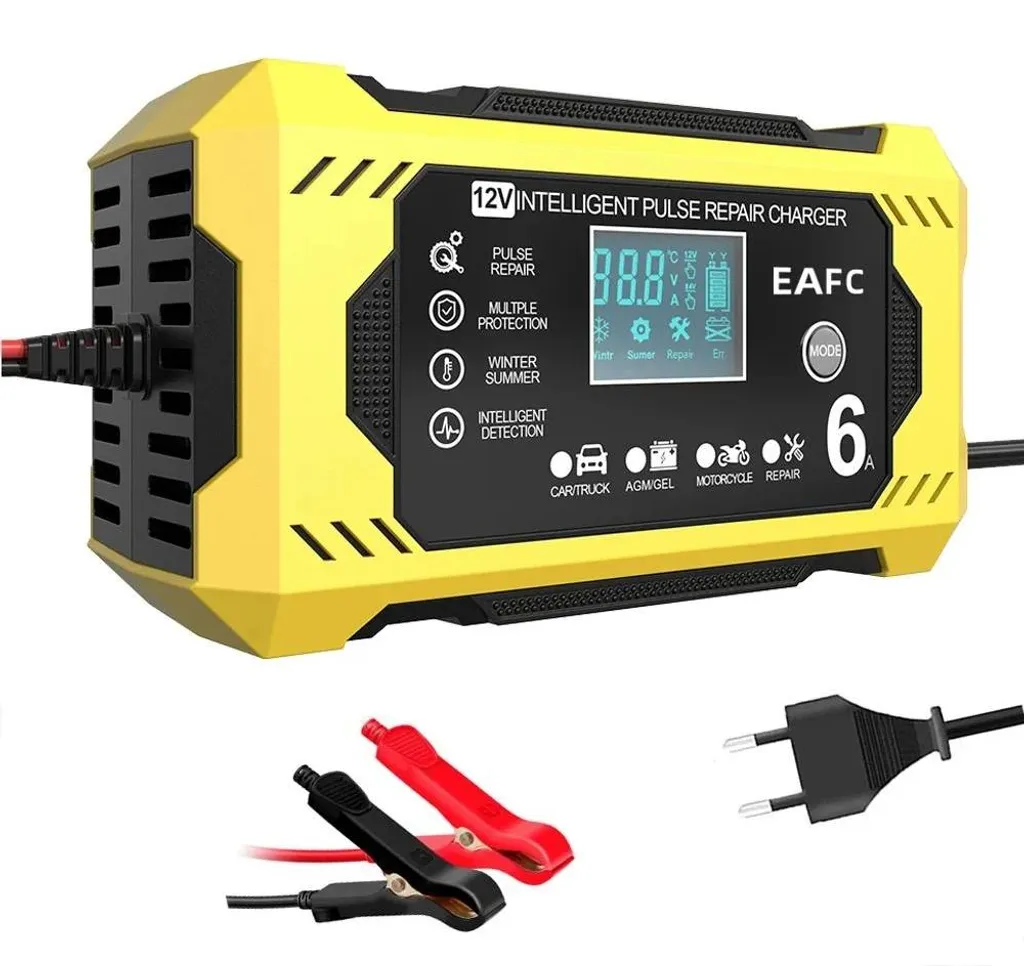 Récupérez votre Batterie avec ce Chargeur 12V Intelligent à Écran LCD