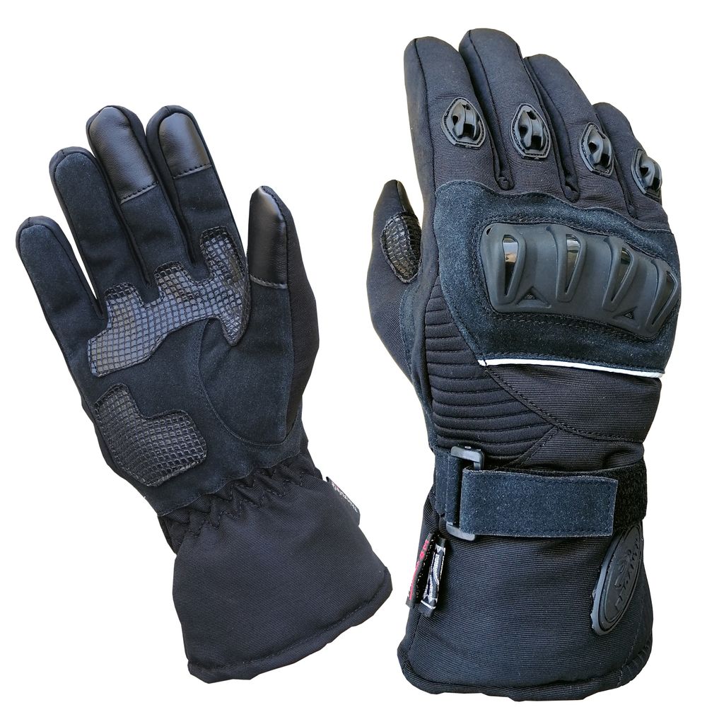 Leder Motorrad Handschuhe Winter Fahrrad Sport Wasserdicht Gloves Touchscreen DE 